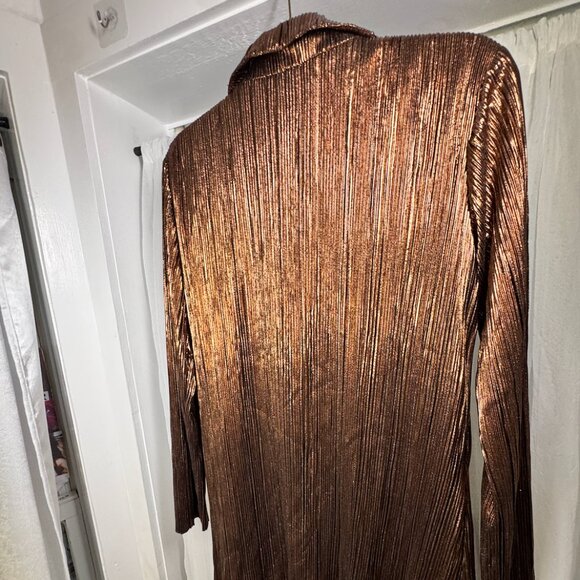 REVOLVE X HOUSE OF HARLOW LEE BRONZE BLAZER JACKET M - Picture 5 of 7